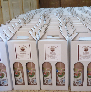 Chocolate milk packaged